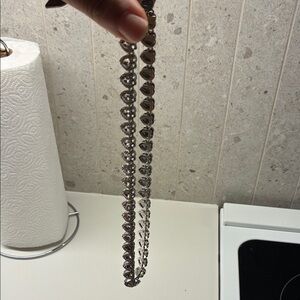 22inch Moissanite Silver Heart Necklace